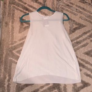 White olivaceous snake print tank top NWT